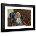 thumbnail image 1 of Jan Ciągliński 14x12 Black Modern Framed Museum Art Print Titled - Potrait of Maria Petrovna Rubtsov, Grandmother of the Painter Rubtsov (1910), 1 of 5
