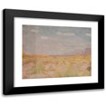 thumbnail image 1 of Jan Ciągliński 14x12 Black Modern Framed Museum Art Print Titled - Steppe (Transcaspian Land) from the Journey to Turkestan (1912), 1 of 5