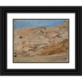 thumbnail image 1 of Jan Ciągliński 14x12 Black Ornate Wood Framed Double Matted Museum Art Print Titled: Delphi. from the Journey to Greece (1905), 1 of 5
