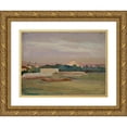 thumbnail image 1 of Jan Ciągliński 14x12 Gold Ornate Wood Frame and Double Matted Museum Art Print Titled - The Sirocco (1909), 1 of 4