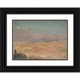 thumbnail image 1 of Jan Ciągliński 18x14 Black Ornate Wood Framed Double Matted Museum Art Print Titled - View from the Mount of Olives. from the Journey to Palestine (1901), 1 of 5