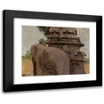 thumbnail image 1 of Jan Ciągliński 18x15 Black Modern Framed Museum Art Print Titled - Mahalipur - Pagoda Carved in the Rock. from the Journey to India (1907), 1 of 5