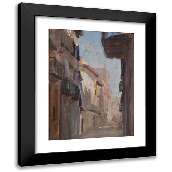 Jan Ciągliński 19x24 Black Modern Framed Museum Art Print Titled - Murcia (1899)