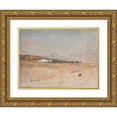 thumbnail image 1 of Jan Ciągliński 24x18 Gold Ornate Framed and Double Matted Museum Art Print Titled - Antequera (1899), 1 of 4