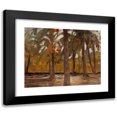thumbnail image 1 of Jan Ciągliński 24x20 Black Modern Framed Museum Art Print Titled - Egyptian Palm Forest. from the Journey to Egypt (1903), 1 of 5