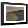 thumbnail image 1 of Jan Ciągliński 24x20 Black Modern Framed Museum Art Print Titled - Yalta - Evening. from the Journey to Crimea (Between 1887 and 1899), 1 of 5