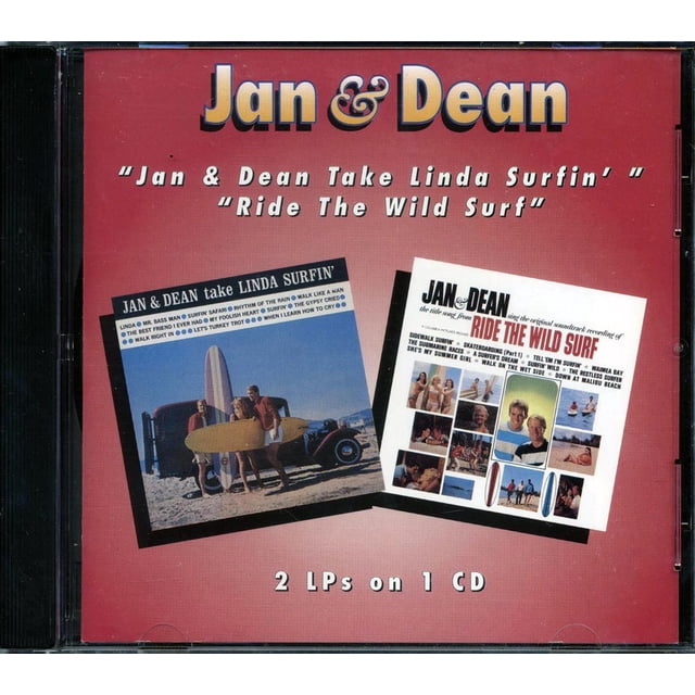 Jan Dea Jan & Dean - Jan & Dean Take Linda Surfin' + Ride The Wild Surf - CD ...