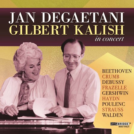 Jan Degaetani - Jan Degaetani & Gilbert Kalish in Concert - Music & Performance - CD