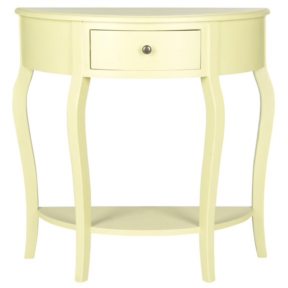 Jan Demilune Small Console-Finish:Split Pea,Size:Small