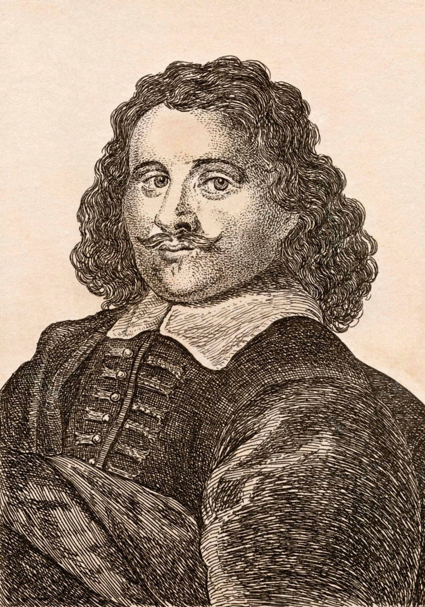 Jan Dirksz Both 1618-1652 Dutch Artist From 75 Portraits Of Celebrated Painters From Authentic Originals Etched By James Girtin Published London 1817 Canvas Art - Ken Welsh Design Pics (24 x 34)