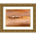 thumbnail image 1 of Jan, Eelse Noordhuis 18x14 Gold Ornate Wood Framed with Double Matting Museum Art Print Titled - on the waterfront IV, 1 of 4