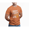 thumbnail image 1 of Jan Feb Tennessee April for University Basketball fan Gift Unisex Heavy Cotton Tee-KBNCTE001-Antique Orange-S, 1 of 4