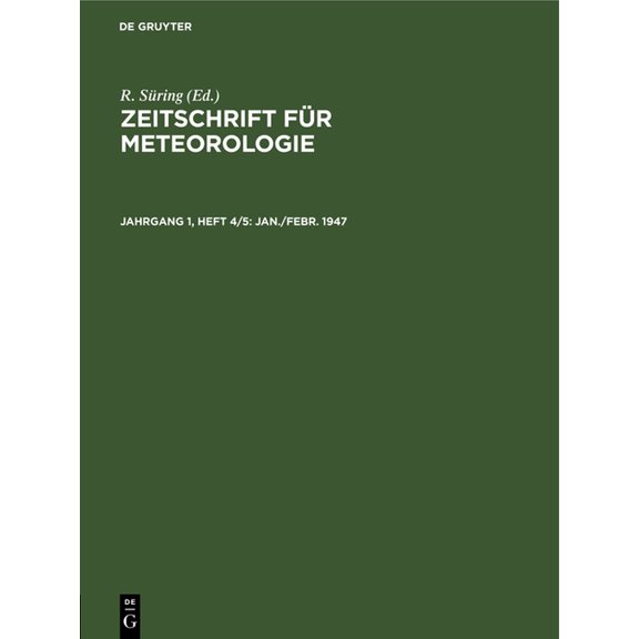 Jan./Febr. 1947, (Hardcover)