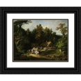 thumbnail image 1 of Jan Feliks Piwarski 18x15 Black Ornate Wood Framed Double Matted Museum Art Print Titled - The “Last Penny” Tavern Near Warsaw (circa 1845), 1 of 5