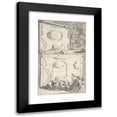 thumbnail image 1 of Jan Goeree 16x24 Black Modern Framed Museum Art Print Titled - Two Maps of Ancient Rome with a River God and Romulus and Remus (Before 1704), 1 of 5
