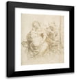 thumbnail image 1 of Jan Gossaert 12x14 Black Modern Framed Museum Art Print Titled - The Holy Family (ca. 1510-20), 1 of 5