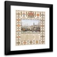 thumbnail image 1 of Jan Hoynck van Papendrecht 12x14 Black Modern Framed Museum Art Print Titled - Calendar at Centenary Arrival of the Prince of Orange in Scheveningen, 1813-1913, 1 of 5