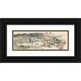 thumbnail image 1 of Jan Hoynck van Papendrecht 24x11 Black Ornate Framed Double Matted Museum Art Print Titled: Duin Landscape (1893), 1 of 5