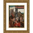 thumbnail image 1 of Jan Jansz Mostaert 11x14 Gold Ornate Wood Frame and Double Matted Museum Art Print Titled - The Adoration of the Magi (C. 1520 - C. 1525), 1 of 4