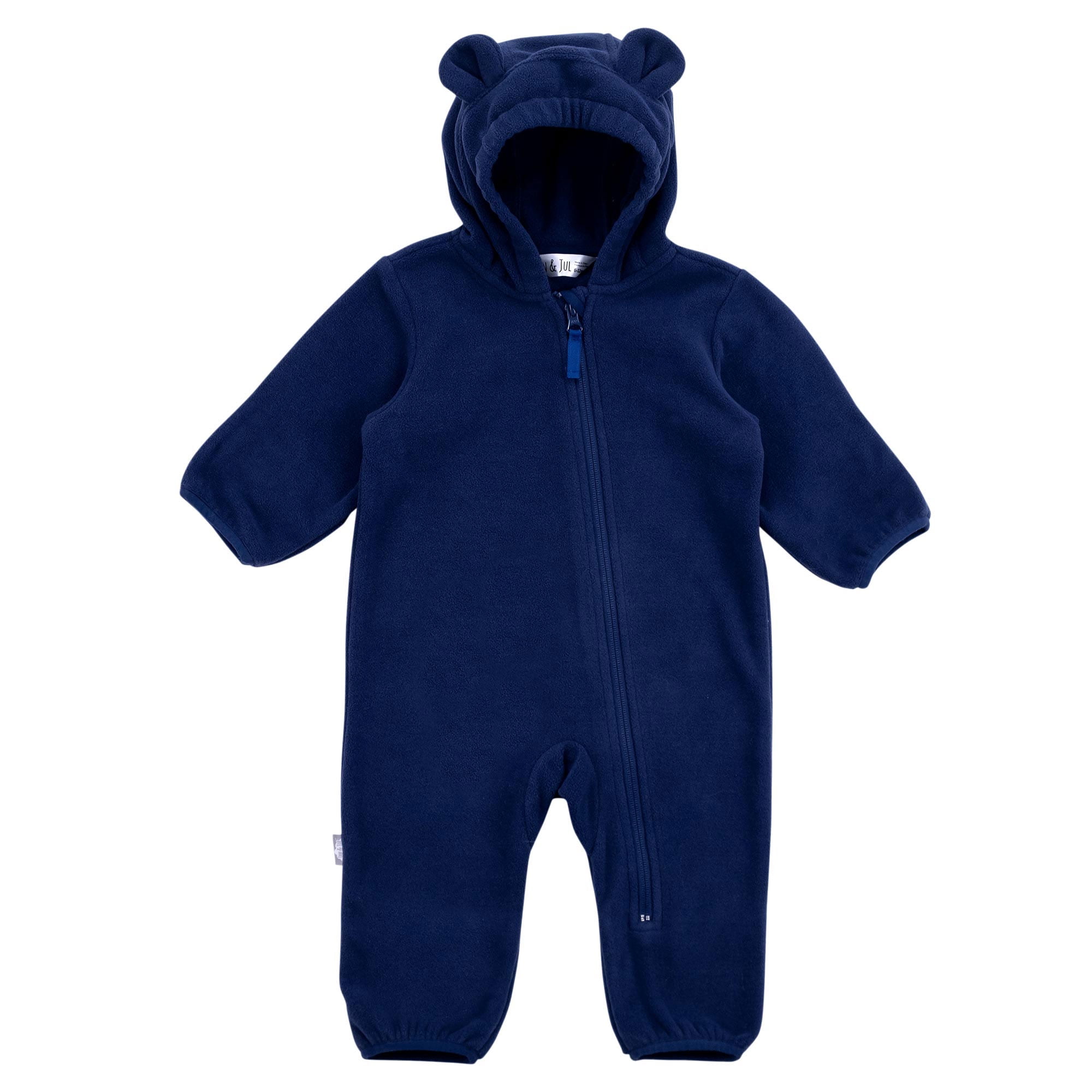 Jan Jul Baby Boys Girl Warm Fleece Bunting Suit Navy 12 18