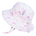 thumbnail image 1 of Jan & Jul Baby Girl Sun-Hat Newborn with UV Protection, Adjustable (S: 0-6 months, Rainbow), 1 of 5