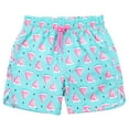 thumbnail image 1 of Jan & Jul Beach Swim Shorts for Toddler Girls (4T, Watermelon), 1 of 8