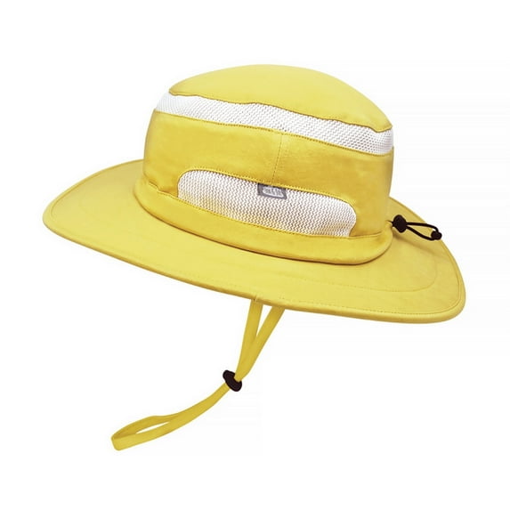 Jan & Jul Child Fishing Hat, Cotton Sun-hat for Kids with UV Protection (Color: Yellow)