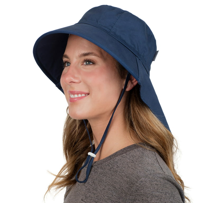 Jan & Jul Cotton Sun-hat for Men and Women with Wide Brim and Neck