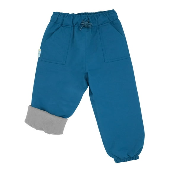 Jan & Jul Cozy-Dry Kids Boys Girls Rain & Snow Pants (Fleece Lined) - (Deep Blue - Size 6 Years)