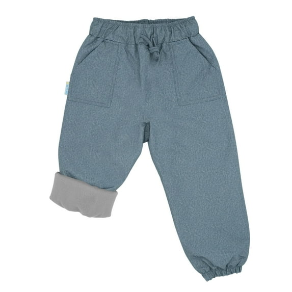 Jan & Jul Cozy-Dry Kids Boys Girls Rain & Snow Pants (Fleece Lined) - (Heather Grey - Size 10 Years)
