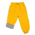 thumbnail image 1 of Jan & Jul Cozy-Dry Kids Boys Girls Rain & Snow Pants (Fleece Lined) - (Yellow - Size 8 Years), 1 of 7