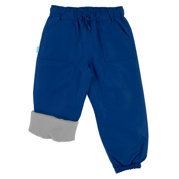 Jan & Jul Cozy-Dry Kids Girls Rain & Snow Pants (Fleece Lined) - (Nebula Blue - Size 6 Years)