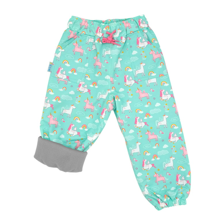 2023 New Cartoon Dinosaur Unicorn Rain Pants Boys Girls Rain Pants Baby  Waterproof Pants Fashion Children Rain-proof Pants