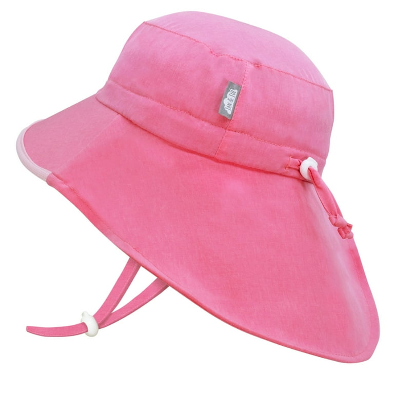 Jan & Jul Kids' Sun-Hats for Girls with UV Protection, Adjustable for  Growth (XL: 5-12 Years, Watermelon Pink)