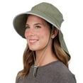 thumbnail image 1 of Jan & Jul Men and Women Sun-hat with UV Protection, Quick-dry, Long Neck Flap (Aqua-Dry Xplorer: Army Green, M), 1 of 6