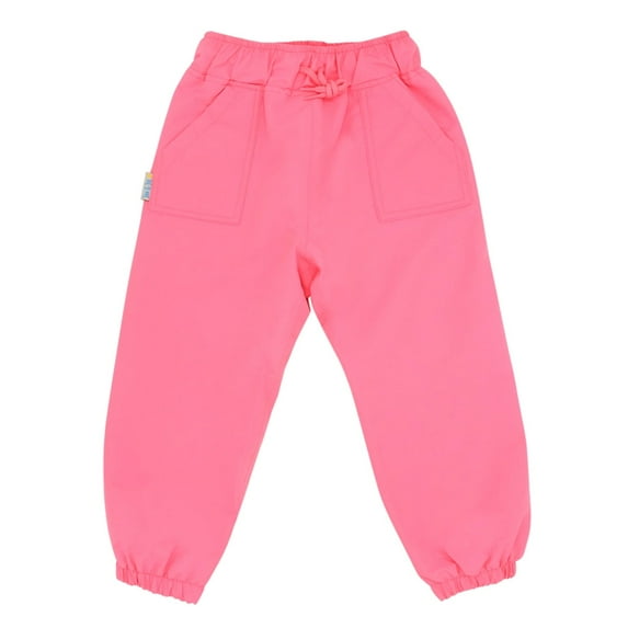 Jan & Jul Puddle-Dry Kids Girls Rain Pants (Single Layer) - (Watermelon Pink - Size 8Y)