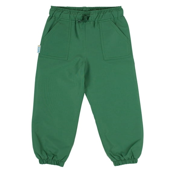 Jan & Jul Puddle-Dry Kids Unisex Rain Pants (Single Layer) - (Fern Green - Size 10 Years)