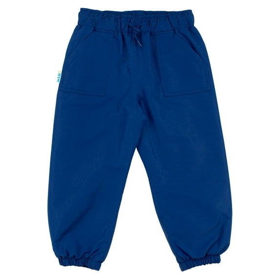 Jan & Jul Puddle-Dry Kids Unisex Rain Pants (Single Layer) - (Nebula Blue - Size 2T)