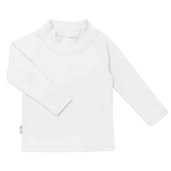 Jan & Jul Quick-Dry Rash Guard Shirt with Sun Protection for Girl and Boy (10Y, White)
