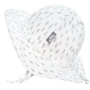 Jan & Jul Sun-Hat for Baby, Stay-on Adjustable Chin-Strap (S: 0-6 months, Spring Showers)