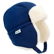 Jan & Jul Toasty-Dry Windproof Trapper Winter Hat for Infant Boy Girl (S: 3-9M, Nebula Blue)