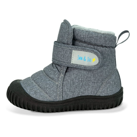 Jan & Jul Toddler Ankle Boots (Heather Grey, Size 6 Toddler)