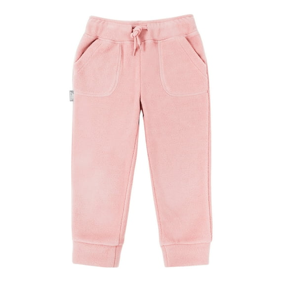Jan & Jul Toddler Girls Active Outdoor Fleece Pants (Dusty Pink, 3T)