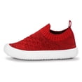 thumbnail image 1 of Jan & Jul Toddler Girls Shoes, Soft Sole Light-weight Sneakers (Red, US Size 6), 1 of 6