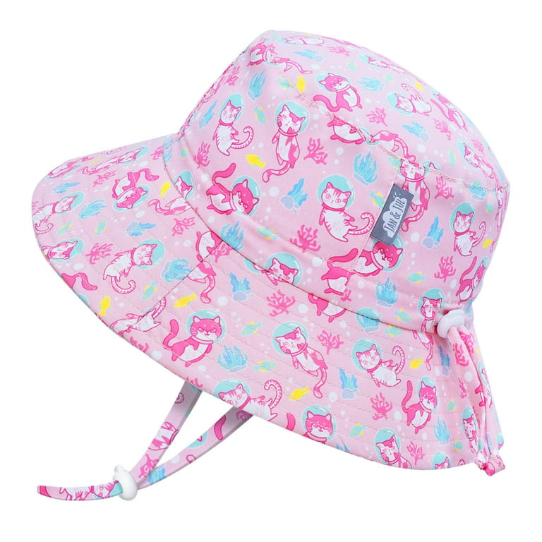 Jan & Jul Toddler Sun Hat for Girls, Water Repellent, 50+ UPF