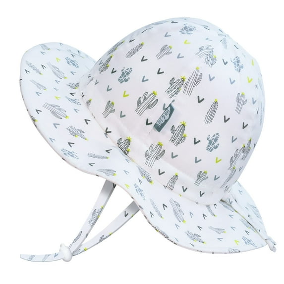 Jan & Jul Toddler Sun-Hat with Chin-Strap, Adjustable for Growth (M: 6-24 months, Cactus)