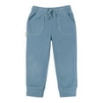 thumbnail image 1 of Jan & Jul Toddlers Boys Girls Breathable Active Fleece Pants (Stormy Blue, 3T), 1 of 5
