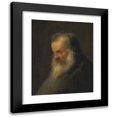 thumbnail image 1 of Jan Lievens 15x18 Black Modern Framed Museum Art Print Titled - Head of a Bearded Man, 1 of 5