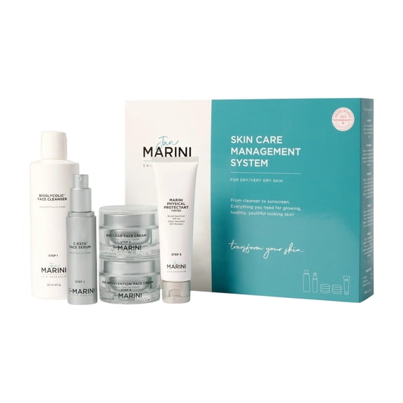 Jan Marini Skin Research Skin Care Management System - With Marini Physical Protectant Tinted SPF 45 - Dry/Very Dry Skin
