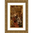 thumbnail image 1 of Jan Matejko 12x18 Gold Ornate Wood Frame and Double Matted Museum Art Print Titled - Weddings of Jan Kazimierz (1889), 1 of 4